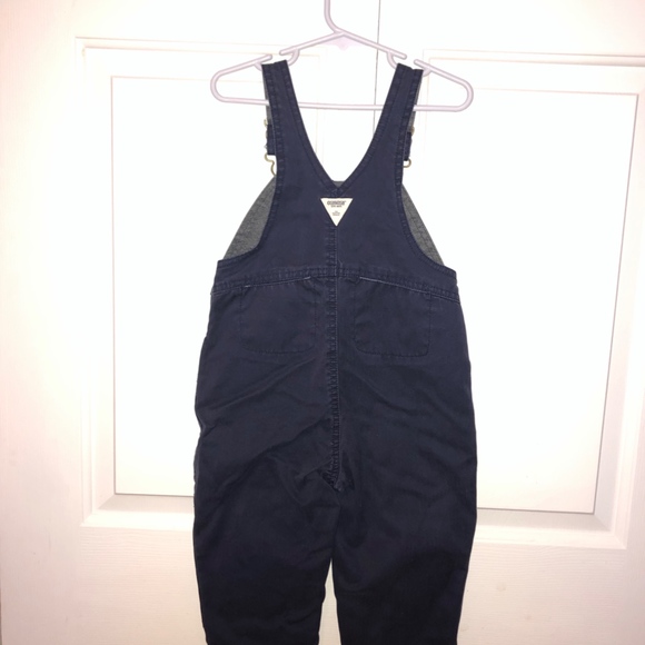 Lined over-alls in navy blue. OshKosh. 24 Mos - Picture 5 of 6